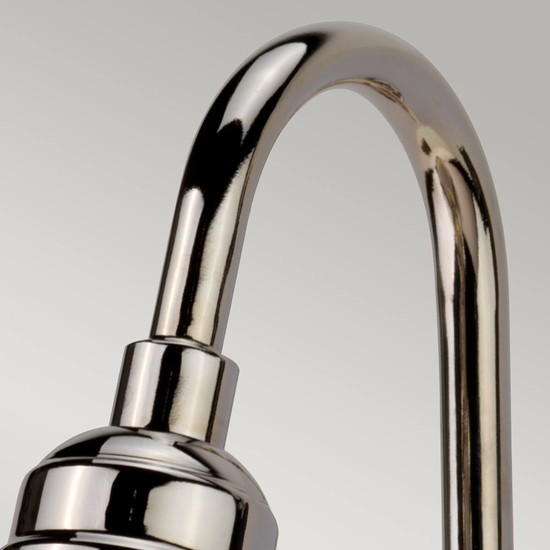 Elstead Provence Wandleuchte E27 28cm Poliertes Nickel