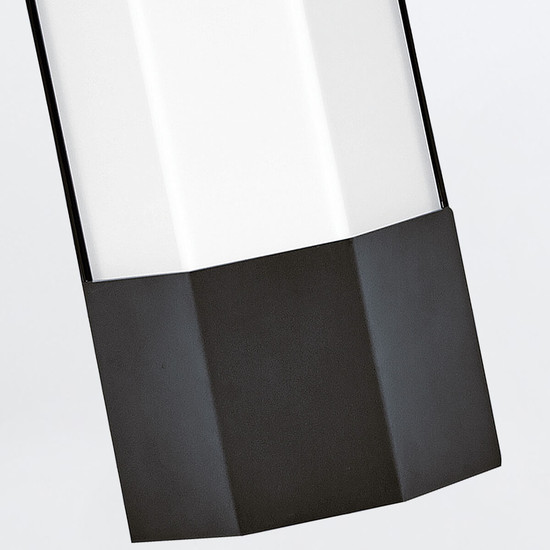 Elstead Facet  LED Wandleuchte Mattes Schwarz IP44