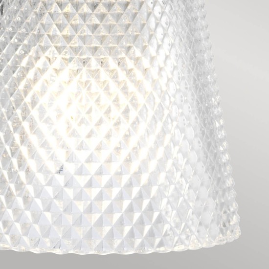 Elstead Hudson LED Wandleuchte G9 3-fach Poliertes Chrom Klar IP44