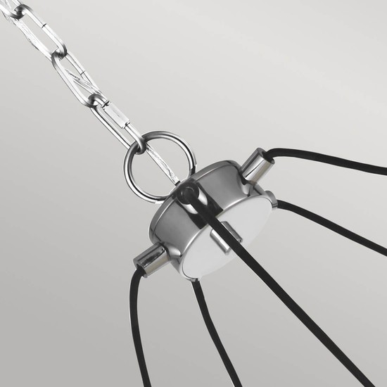 Elstead Loras Kronleuchter E27 5-fach Chrom Klar