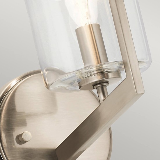 Elstead Nye Wandleuchte E14 Klassisches Zinn Klar