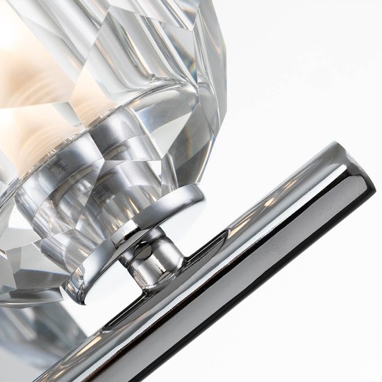 Elstead Regalia LED Wandleuchte G9 2-fach Poliertes Chrom Klar IP44