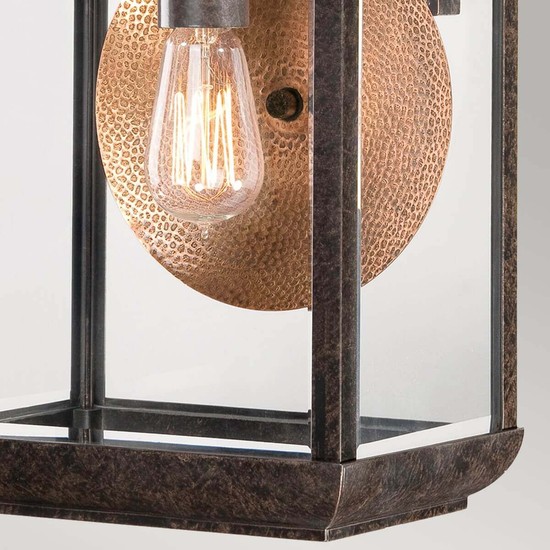 Elstead Byron Außen-Wandleuchte E27 46cm Kaiserliche Bronze IP44