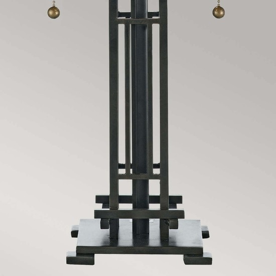 Elstead Chastain Tischleuchte E27 2-fach Vintage-Bronze