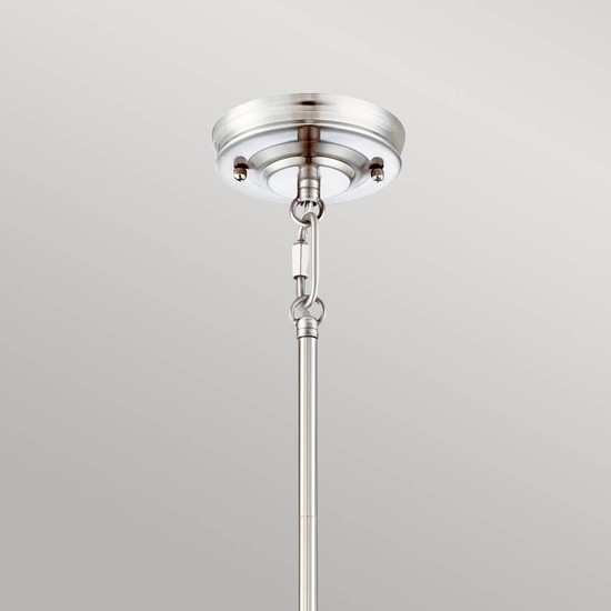 Elstead Emery Hängeleuchte E27 28cm Imperial Silber