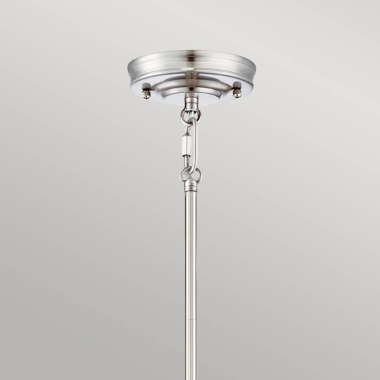 Elstead Emery Hängeleuchte E27 22cm Imperial Silber