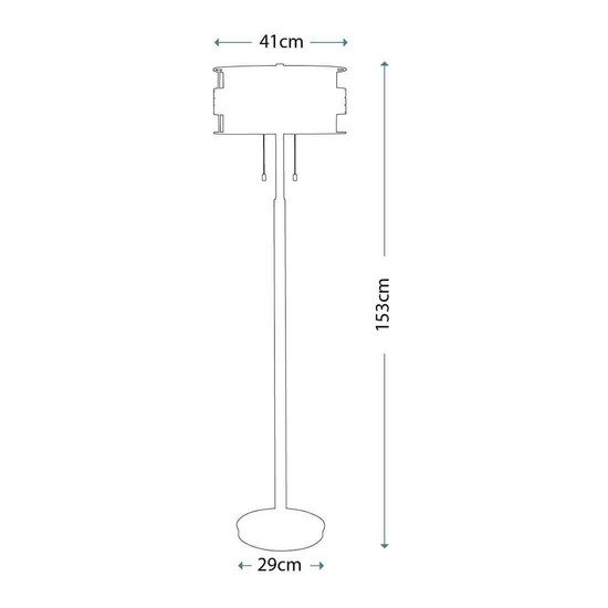 Elstead Laguna Stehleuchte E27 2-fach Renaissance-Kupfer