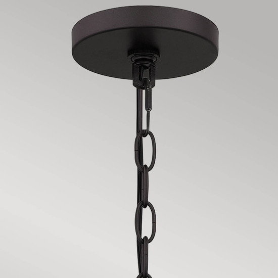 Elstead Lindendale Pendelleuchte E27 Western Bronze Western Bronze IP44