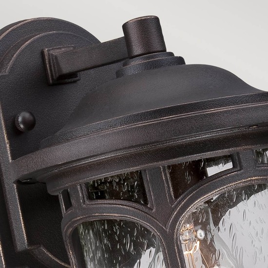 Elstead Marblehead Außen-Wandleuchte E27 28cm Palladianische Bronze IP44 Anti-Meerwasser