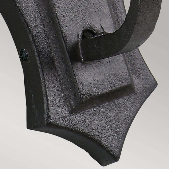 Elstead Rectory Wandleuchte E14 16cm Schwarz