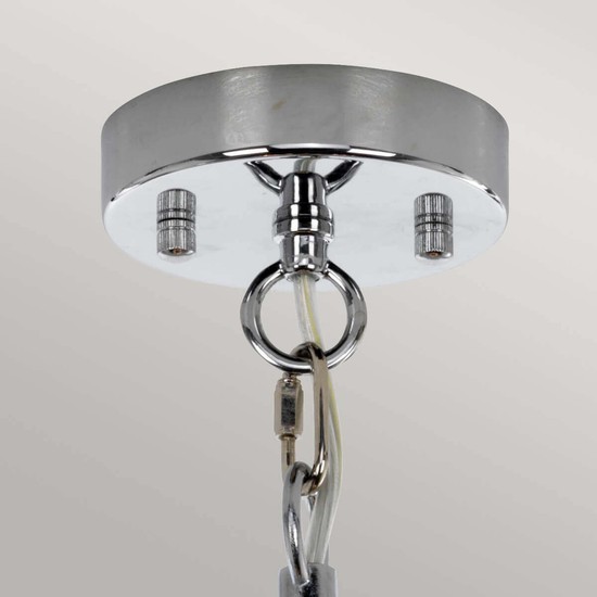 Elstead Shoal Hängeleuchte E27 Poliertes Nickel