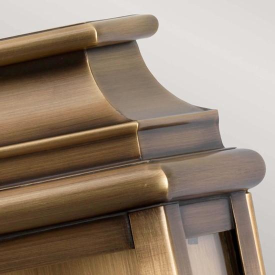 Elstead St Martins Außen-Wandleuchte E27 Gealtertes Messing IP44