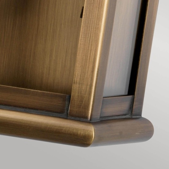 Elstead St Martins Außen-Wandleuchte E27 Gealtertes Messing IP44