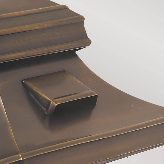 Elstead St Pauls Außen-Wandleuchte E27 1-fach Messing IP44