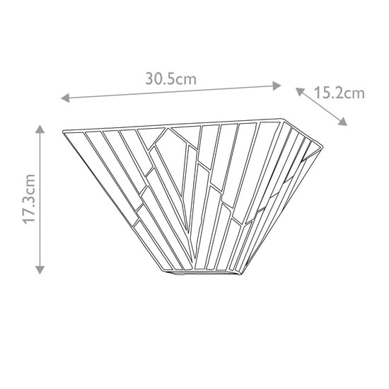 Elstead Alderley Wandleuchte E14 2-fach Vintage-Bronze Tiffanyglas