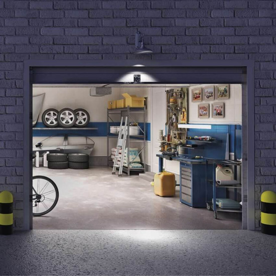 Emos Schalter Taster IP54 Aufputz Grauschwarz A1399