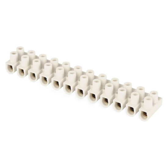 Emos Lüsterklemme 12-fach 6-10mm² 57A PP Weiß A4103