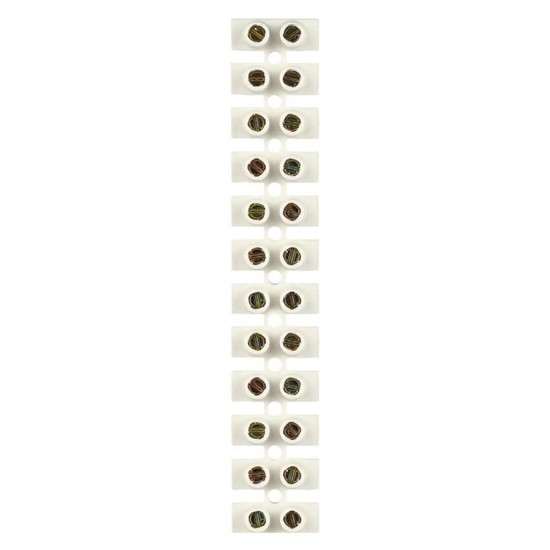 Emos Lüsterklemme 12-fach 6-10mm² 57A PP Weiß A4103