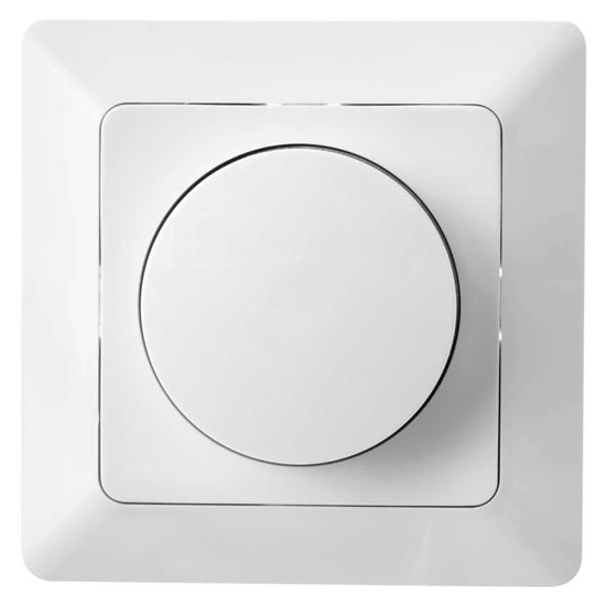Emos Installationszubehör Dimmer für LED 3-100W Weiß glänzend A6003.0