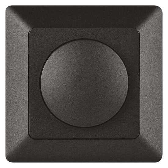 Emos Installationszubehör Dimmer für LED 3-100W Anthrazit A6003.1