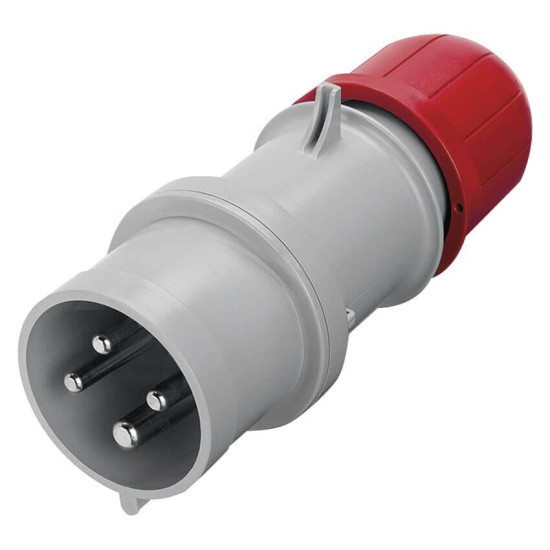 Emos CEE-Stecker 4-polig 16A 400V IP44 Rot A6110