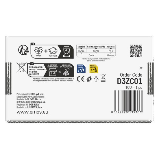 Emos LED Solar-Lichterkette 2,4W tageslichtweiss Akku IP44 D3ZC01