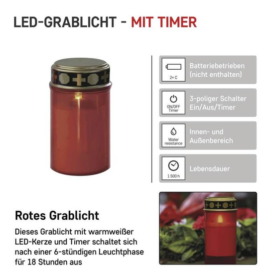 Emos LED Dekoleuchte 0,02W warmweiss IP44 DCCV19