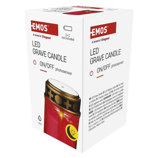 Emos LED Dekoleuchte 0,02W warmweiss Bewegungsmelder IP44 DCCV20