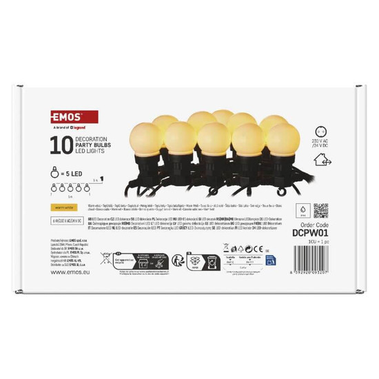 Emos LED Dekoleuchte 5W warmweiss IP44 DCPW01
