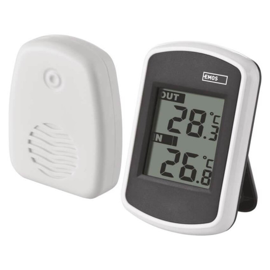 Emos Digitales Thermometer mit Funk-Sensor bis 100m E0042