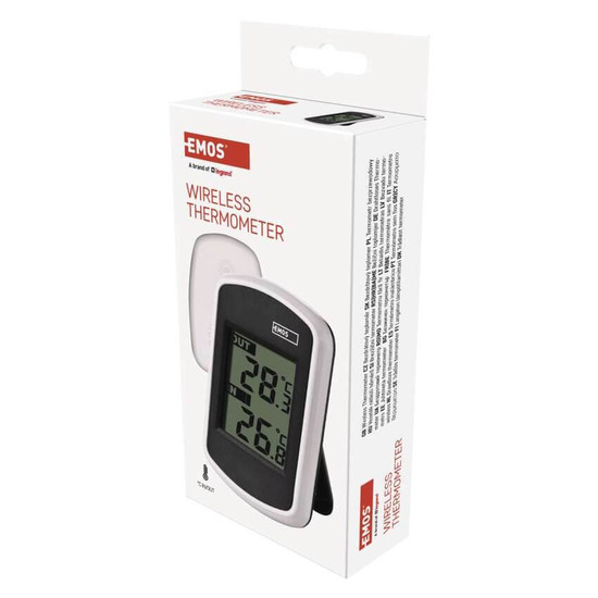 Emos Digitales Thermometer mit Funk-Sensor bis 100m E0042