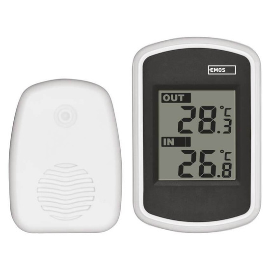 Emos Digitales Thermometer mit Funk-Sensor bis 100m E0042
