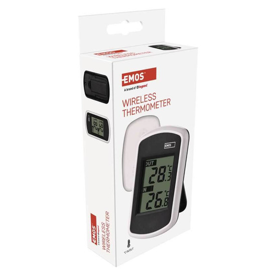 Emos Digitales Thermometer mit Funk-Sensor bis 100m E0042