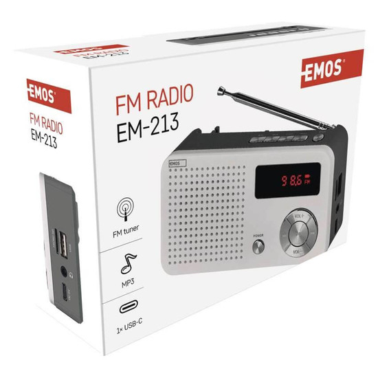 Emos Radio MP3 USB-C FM EM-213 E0086