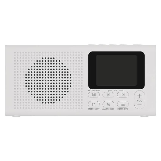 Emos Radio tragbar Bluetooth DAB+ FM Weiß E0091