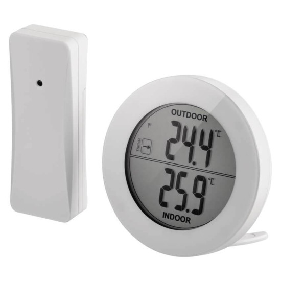 Emos Digitales Thermometer mit Funk-Sensor bis 80m E0129