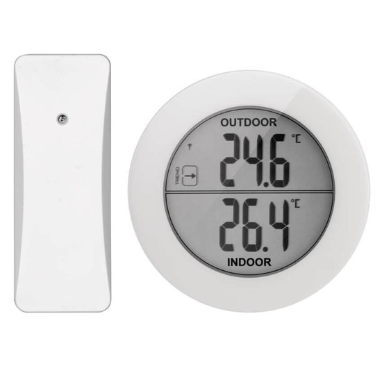 Emos Digitales Thermometer mit Funk-Sensor bis 80m E0129