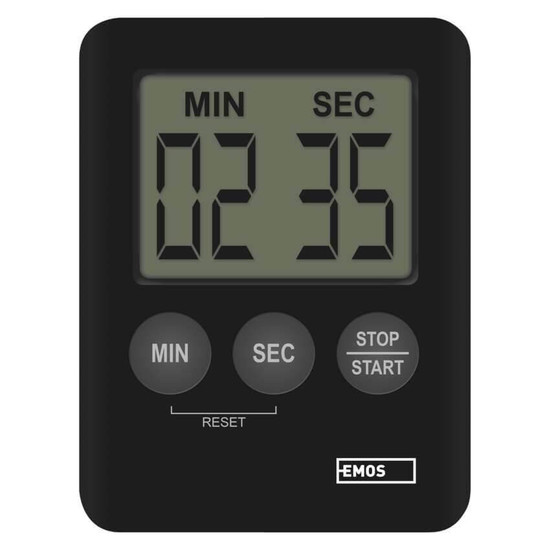 Emos Küchentimer digital mit Stoppuhr Magnethalterung E0202
