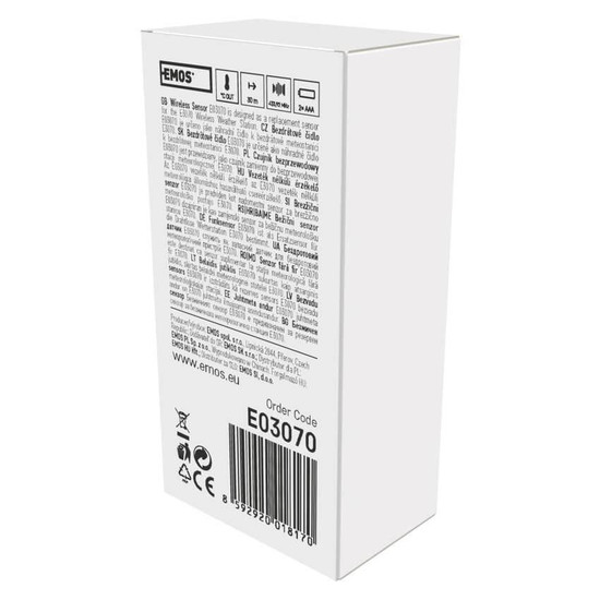 Emos Funksensor für E3070 433MHz bis 30m E03070