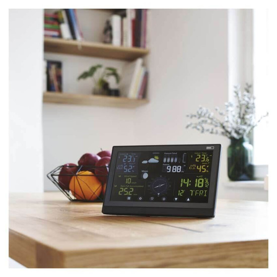 Emos Wetterstation mit Barometer und Windmesser bis 100m E6016