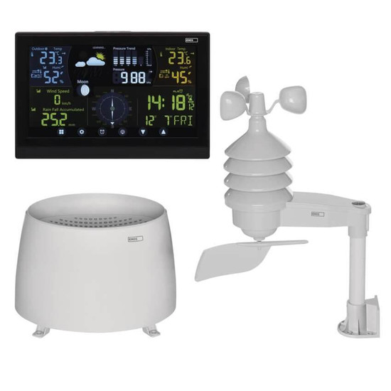 Emos Wetterstation mit Barometer und Windmesser bis 100m E6016