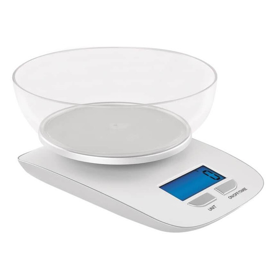 Emos Küchenwaage 5kg 1g ABS Weiß EV016