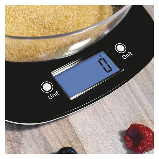Emos Küchenwaage 5kg 1g ABS Schwarz EV025