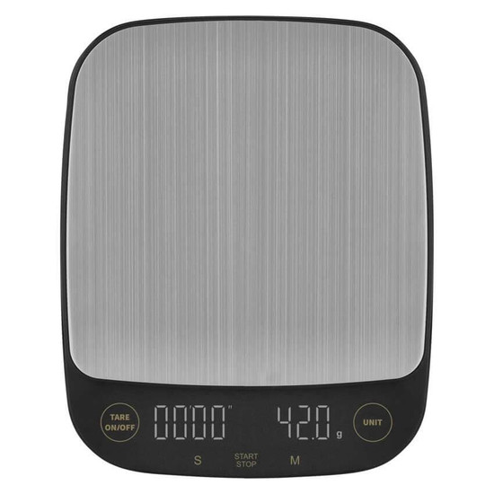 Emos Küchenwaage 3kg 0,1g ABS Edelstahl Schwarz EV029