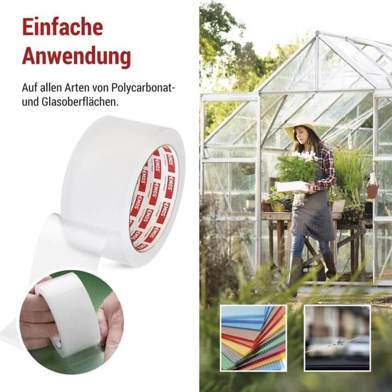 Emos Reparaturband für Polycarbonat Glas 50mm 25m F6200