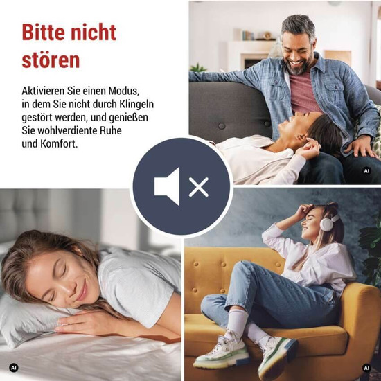 Emos Video-Türsprechanlage EM-LS07HD Set 7 Zoll 16 Melodien Weiß H2020