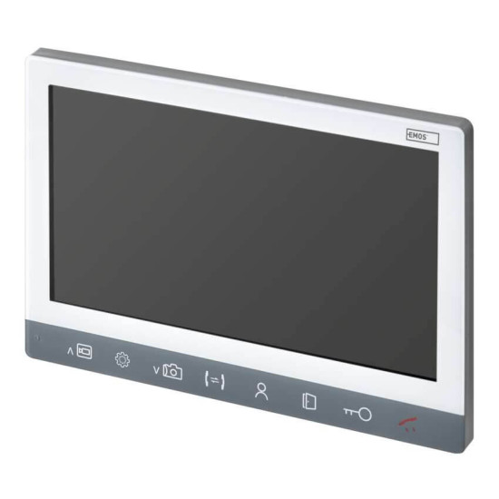 Emos Innenstation Monitor EM-10AHD 7 Zoll LCD Silber H3015