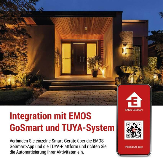 Emos Video-Türklingel GoSmart IP-20PoE PoE 160° IP44 H4033