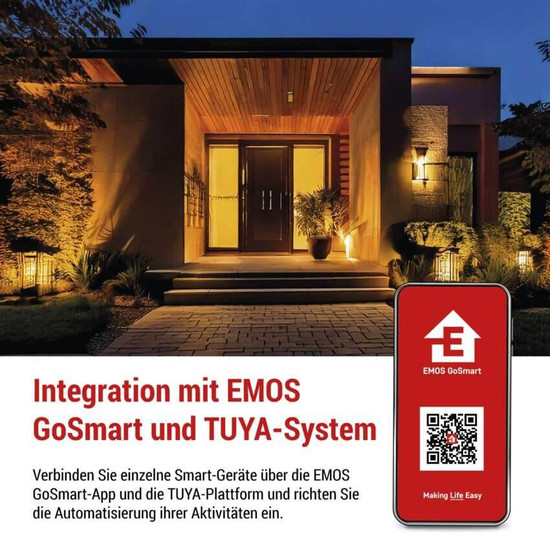 Emos Video-Türklingel GoSmart IP-21PoE mit Keypad PoE IP44 H4034