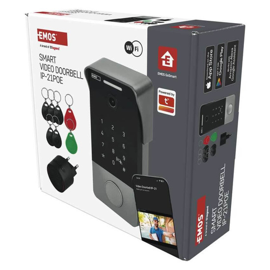 Emos Video-Türklingel GoSmart IP-21PoE mit Keypad PoE IP44 H4034